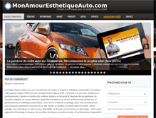 Tablet Screenshot of monamouresthetiqueauto.com